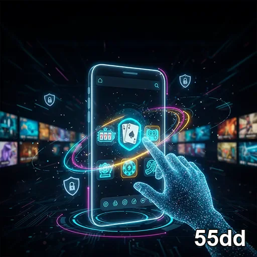 Imagem relacionada ao site 55dd com destaque para o App06, apresentando funcionalidades e detalhes do aplicativo.
